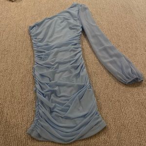 NEW hello molly mini dress one sleeve